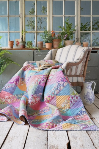 Tilda Patchwork Stoff Baumwolle - Gardenlife - Green
